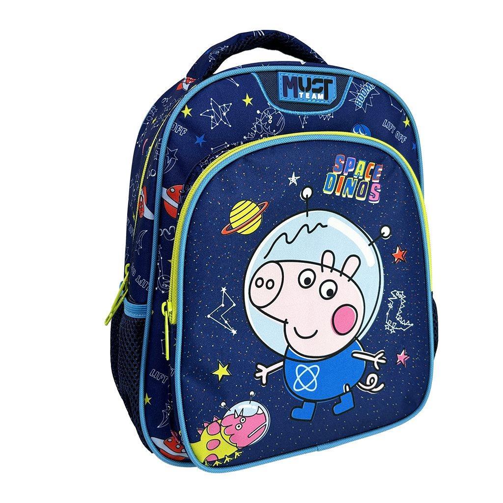 Peppa Pig George Space Dinos School bag 1 zip fit A4