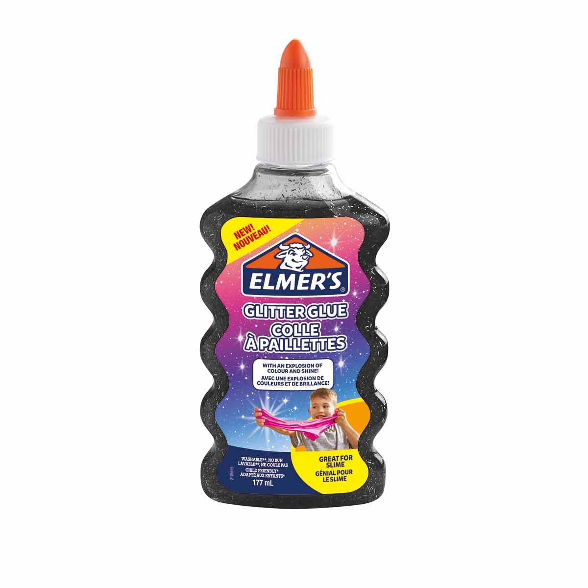 Elmers Glitter Glue - Black