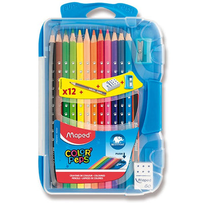 Maped coloured pencils Smart Box x12 plus sharpner - pencil - rubber