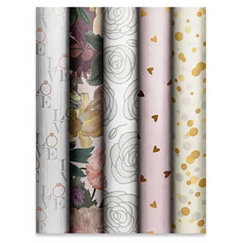 Love Wrapping Paper Roll 70Cm X 1.5Mtrs