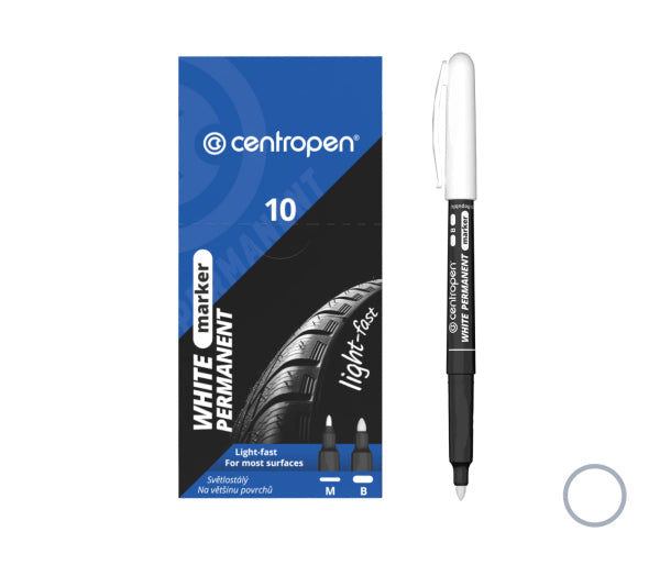 Permanent Marker white 1-2.5 mm
