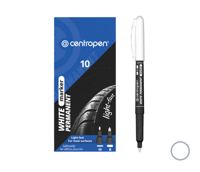 Permanent Marker white 1-2.5 mm
