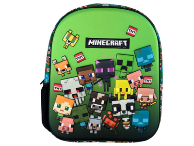 Minecraft Characters Backpack 30cm - 1 small compartment fit A4