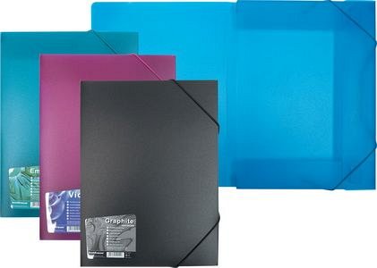 Plastic Box File 30Mm Vivid Colours