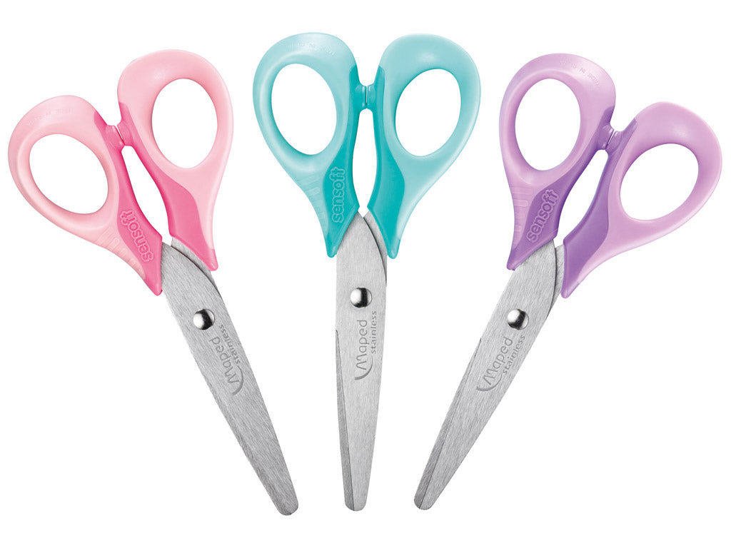 Sensoft Pastel 3D 13Cm Scissor Round edge