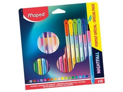 Felt Pen Maped Nightfall 0.8 medium x24pcs