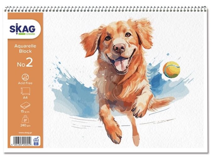 Watercolor Pad A4 - 240GSM -15 Sheets