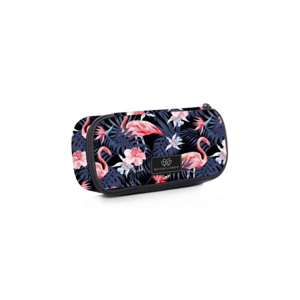 Pencil Case Black Tropical