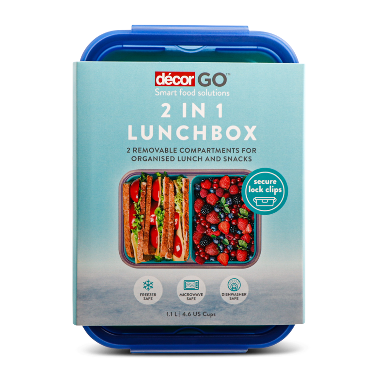 LUNCHBOX 2 IN 1 - 1.1LTR