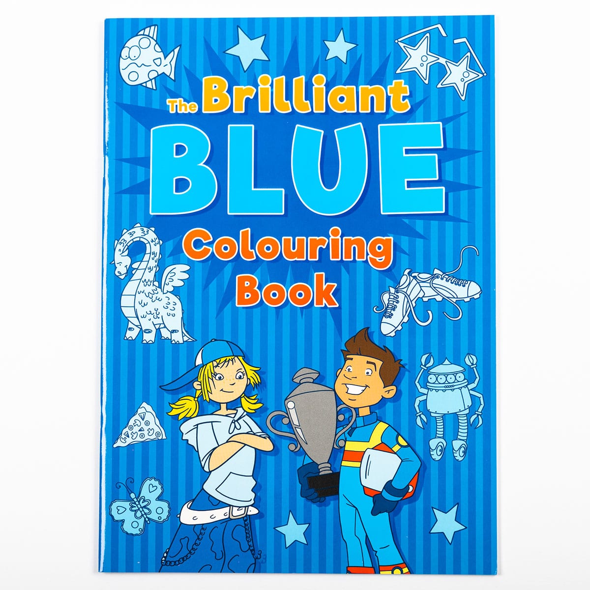 The Briliant Blue Colouring Book