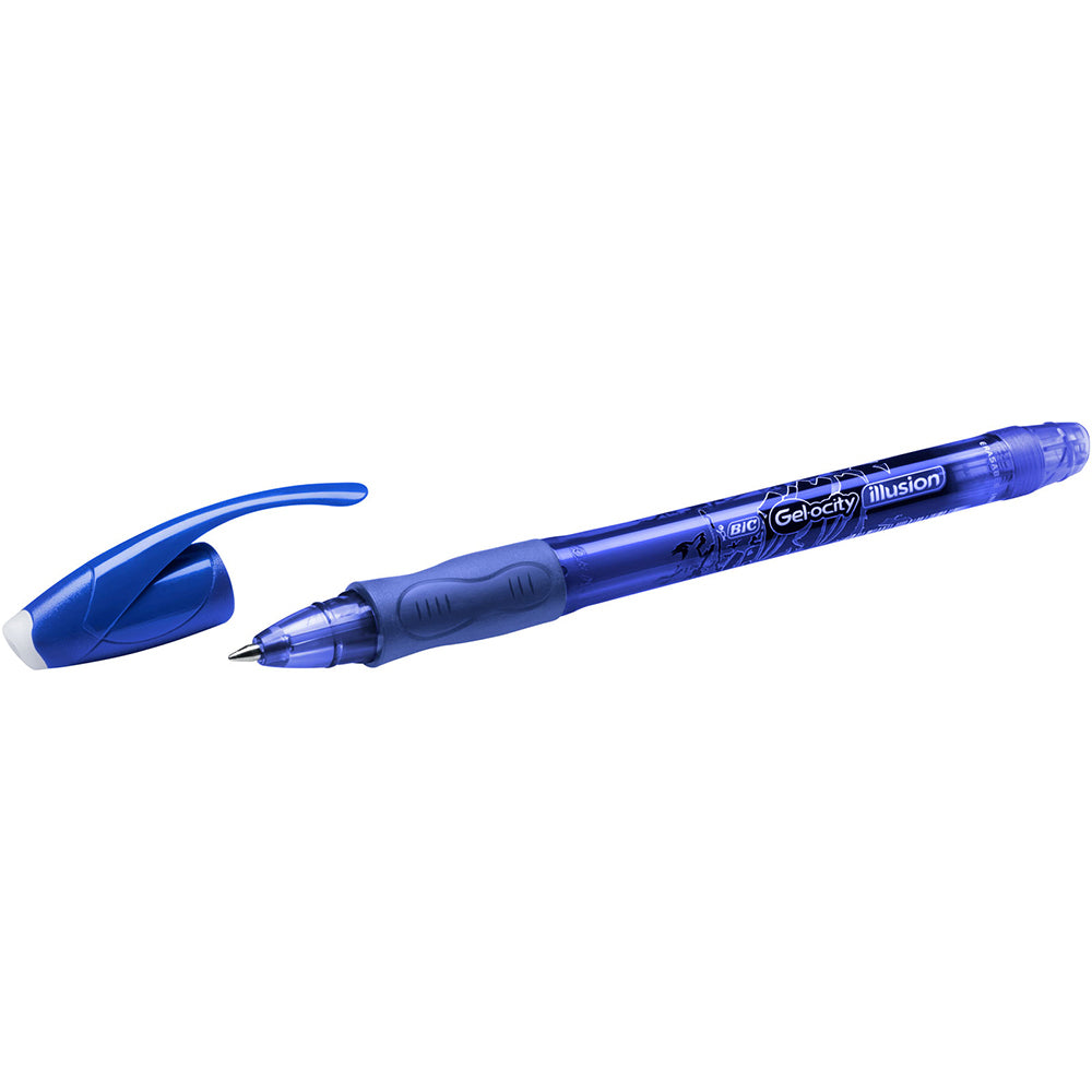 Bic Gelocity Illusion Blu Erasble Gel Pen 0.7Mm