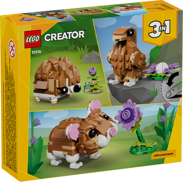 LEGO Creator 3-in-1 Cute Hamster with a Flower 31376