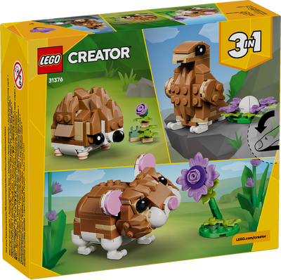 LEGO Creator 3-in-1 Cute Hamster with a Flower 31376