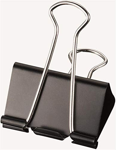 Black Binder Clips 51mm - x 1 pcs