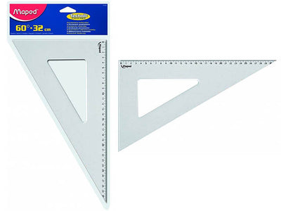60 Degrees Set Squares 32Cm Long