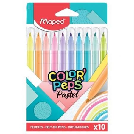 Felt Pens Pastel Colours