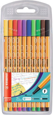 Fineliners Point 0.4Mm X10