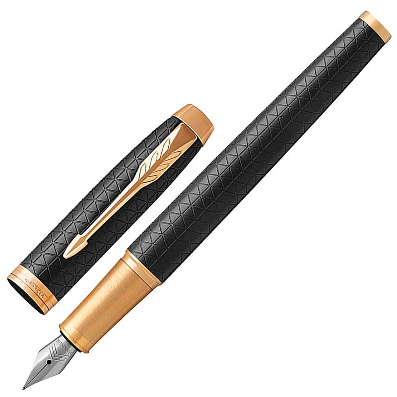 Parker Premium Black \ Gold Fountain Pen