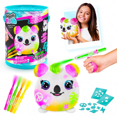 AIRBRUSH Plush Neon Squish Pals Paint Can