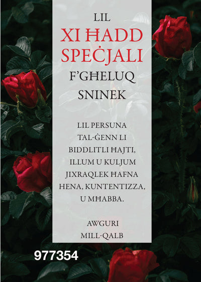 Xi Ħadd Speċjali F'Għeluq Sninek