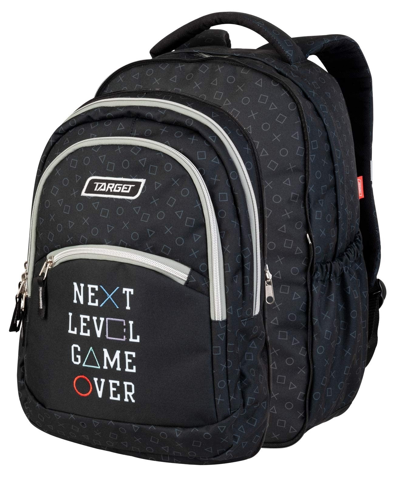 TARGET Backpack CURVED NEXT LEVEL 2 in 1 school bag
3 zip fit A4
