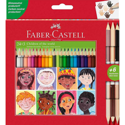 Faber-Castell Triangular Colour Pencil x24pcs