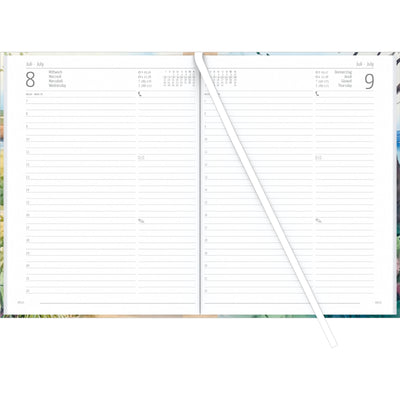 Diary 2026 Style Beach - 1 day a page saturday and sunday half page