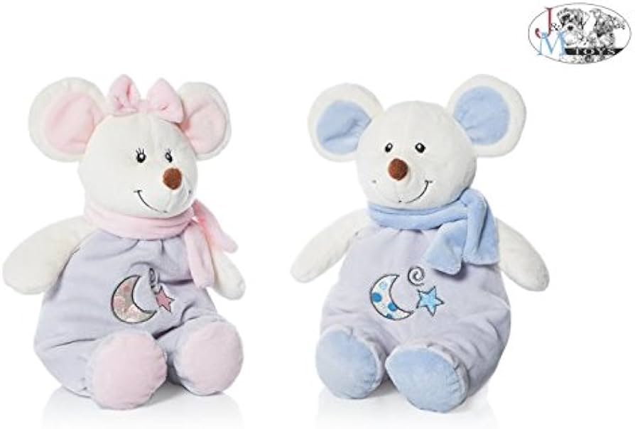 Mouse Rattle 28Cm Blue