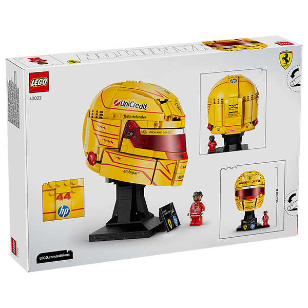 LEGO Scuderia Ferrari HP Lewis Hamilton Helmet - 43022
