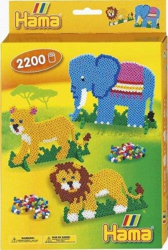 Hama Iron-On Beads 2200Pcs Jungle Animals