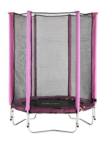 Junior Trampoline & Enclosure Pink 4.5FT