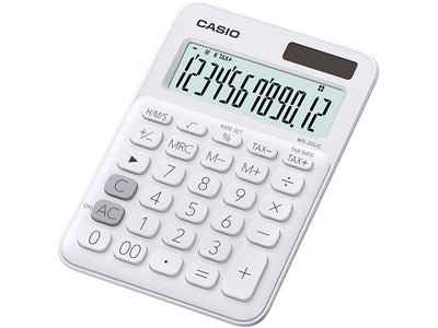 Casio 12 Digits - White Colour