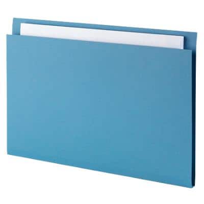 Tab File - Square Cut Folder A4 Blue