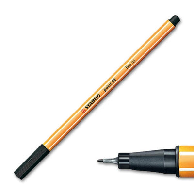 Stabilo Point 88 Fineliner Pen Black
