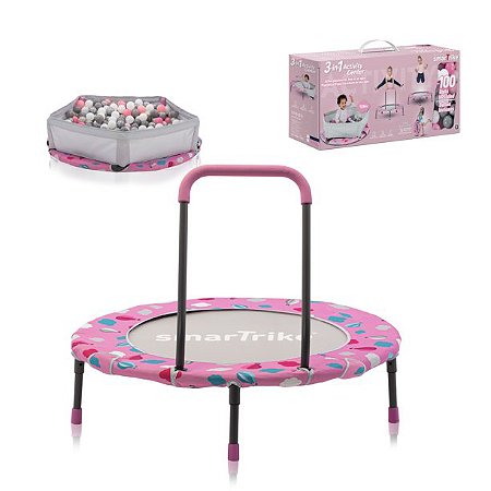 3 In 1 Trampoline Inc 100 Balls
