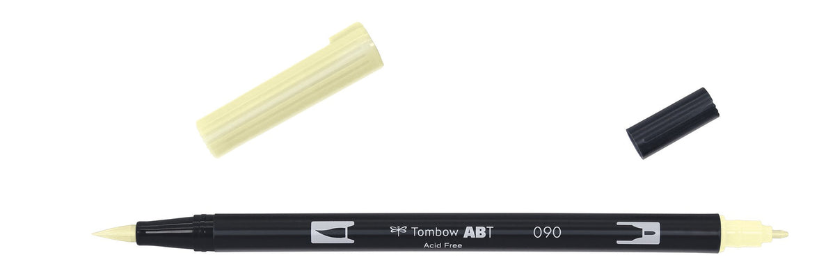 Tombow ABT Dual Brush Pen 090 Lemon Cream