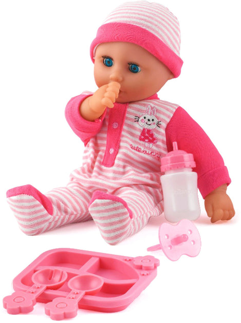 Dolls World Baby Doll Tilly With Real Baby Sounds & Accessories 30cm