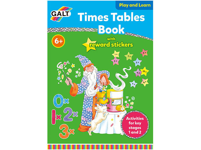 Times Tables Book With Reward Stickers Activities For Key Stages 1 And 2 6+