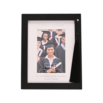 Graduation Frame With A Tassel Holds A 4″ X 6″
