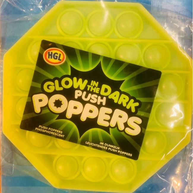 Glow In The Dark Push Poppers