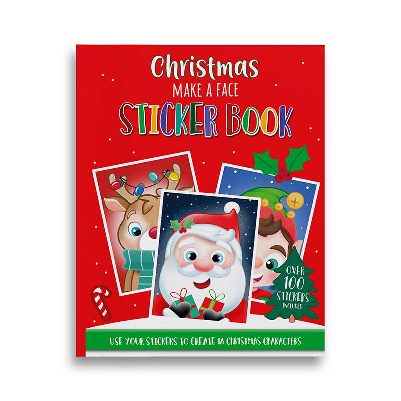 Christmas Make A Face Sticker Book.