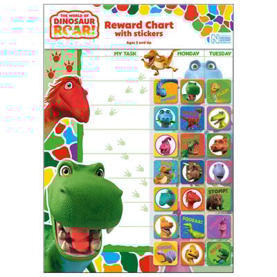 The World Of Dinosuar Roar Reward Chart