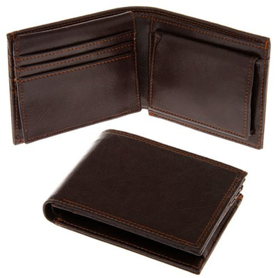 Mens Wallet Dark Brown