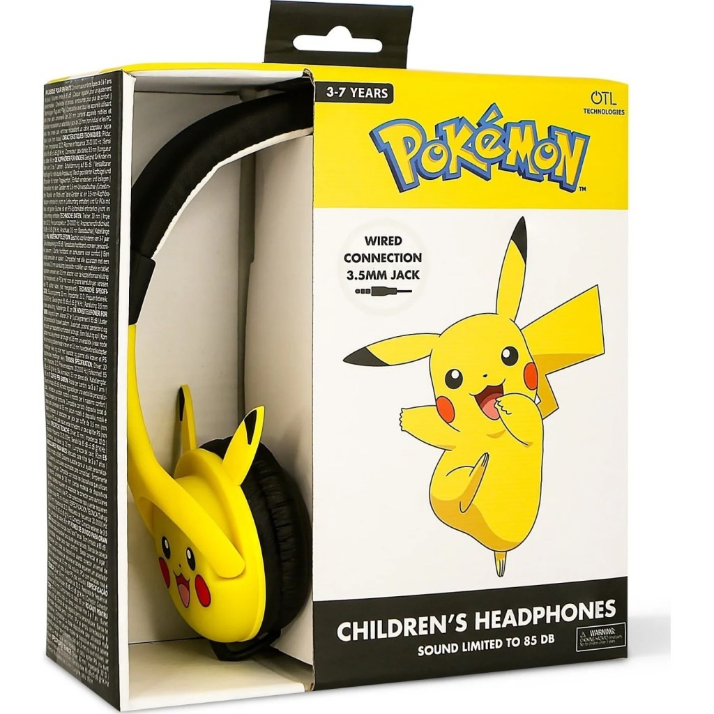 Pokemon Picachu Children Headphones For Little Ears
