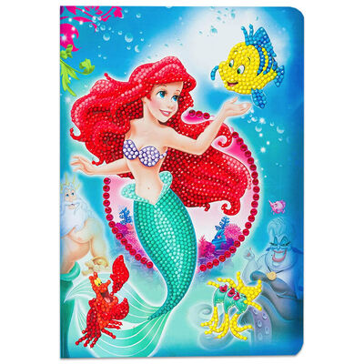 The Little Mermaid Crystal Art Notebook Kit