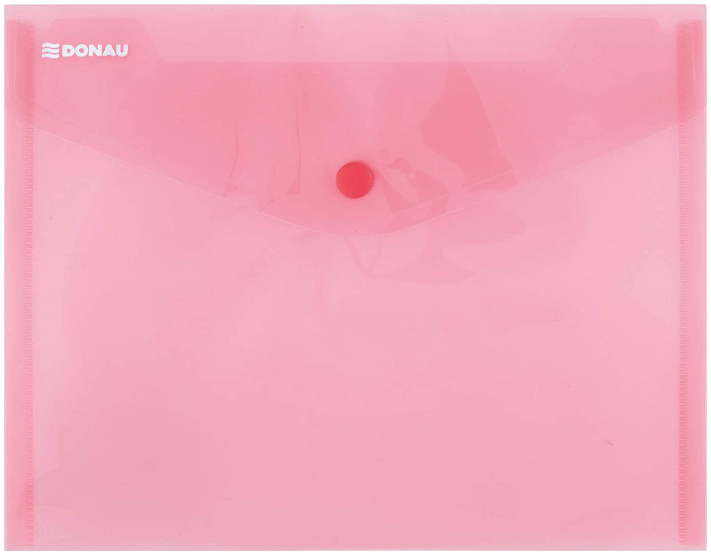 Button A5 Envelope Transparent Red