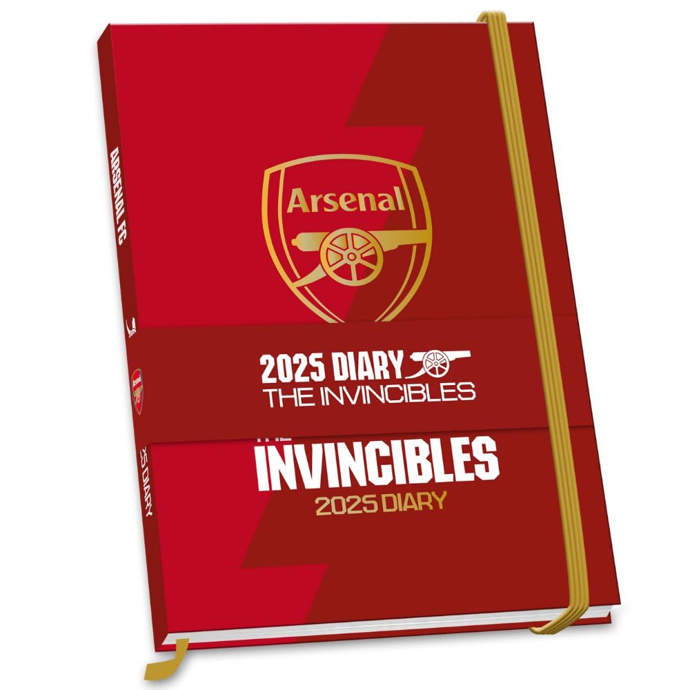 Arsenal Fc A5 Diary 2025 - 1 Week On 2 Pages