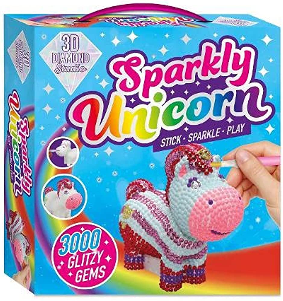 3D Diamond Studio Sparkly Unicorn