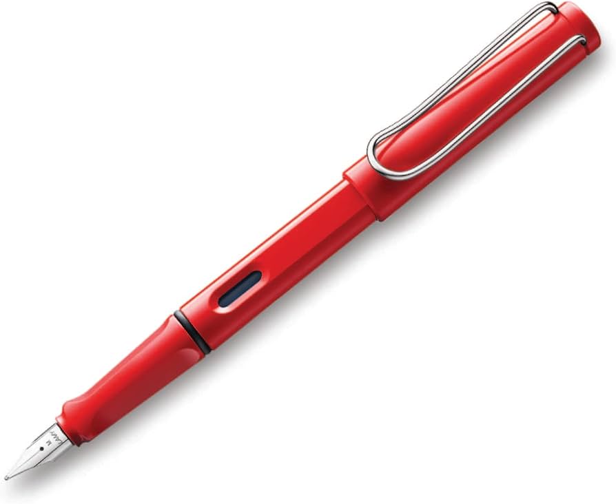 Lamy Safari Fountain Pen - Red - Medium Nib