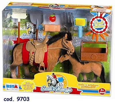 Cavalli Al Maneggio Horses With Combs